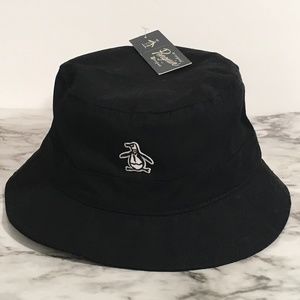 Original Penguin - Black Twill Bucket Hat - NWT